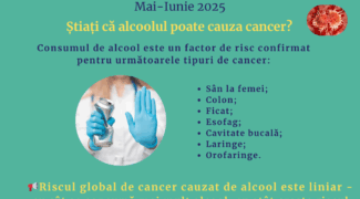 Mai – Iunie 2025: CAMPANIA NAȚIONALĂ PREVENȚIA CONSUMULUI DE ALCOOL